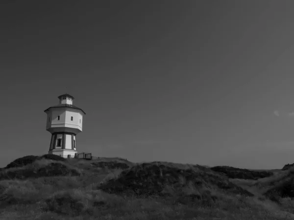 Pláž Langeoog Německu — Stock fotografie