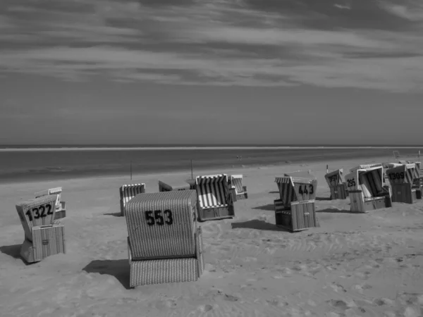 Німеччині Пляж Langeoog — стокове фото