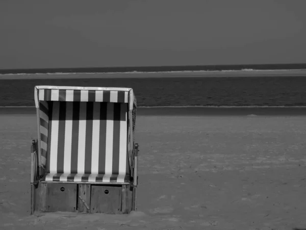 Німеччині Пляж Langeoog — стокове фото