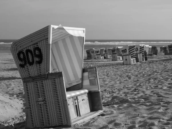 Stranden Langeoog Tyskland — Stockfoto