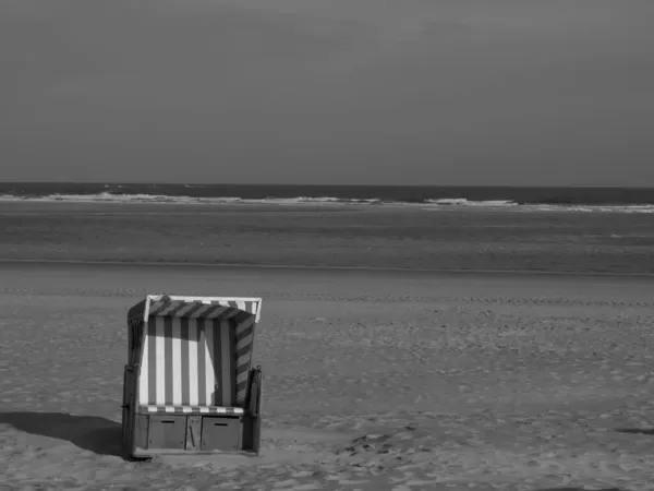 Playa Langeoog Alemania — Foto de Stock