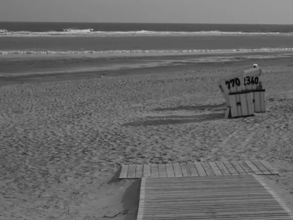 Strand Langeoog Németország — Stock Fotó