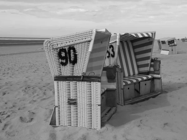 Strand Langeoog Németország — Stock Fotó