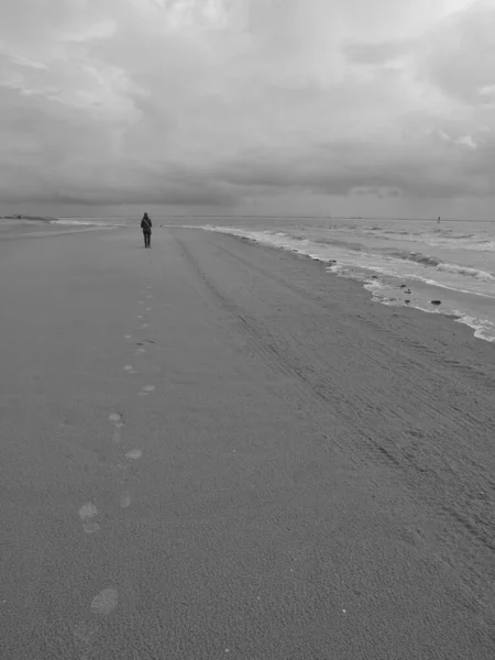 Der Strand Von Norderney Deutschland — Stockfoto