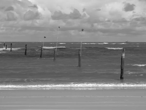 Het Strand Van Norderney Duitsland — Stockfoto