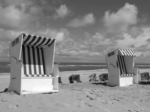 Plaża Norderney Niemczech — Zdjęcie stockowe