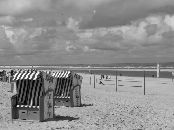 Praia Norderney Alemanha — Fotografia de Stock