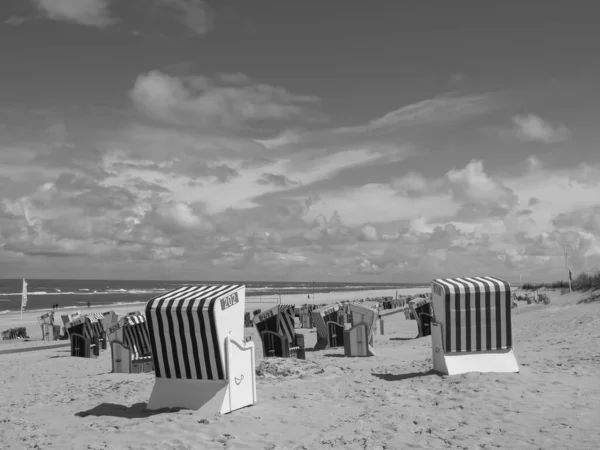 Praia Norderney Alemanha — Fotografia de Stock
