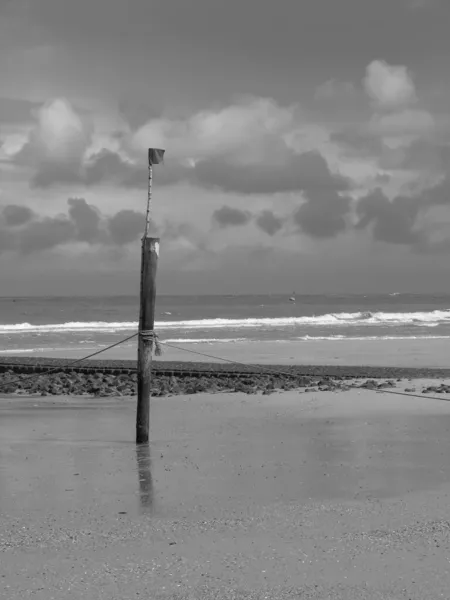 Praia Norderney Alemanha — Fotografia de Stock