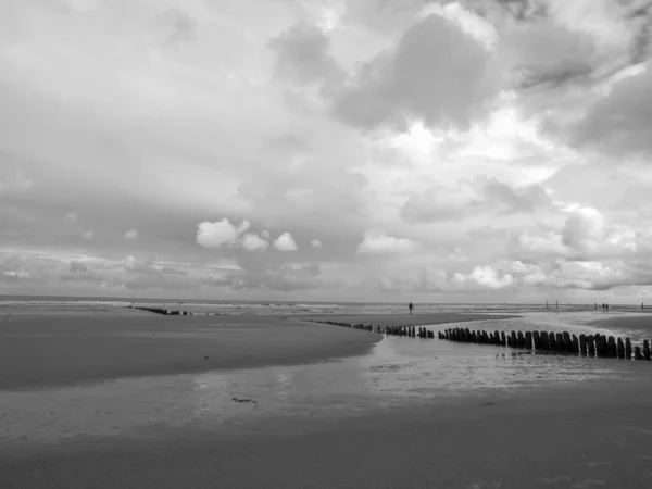 Praia Norderney Alemanha — Fotografia de Stock