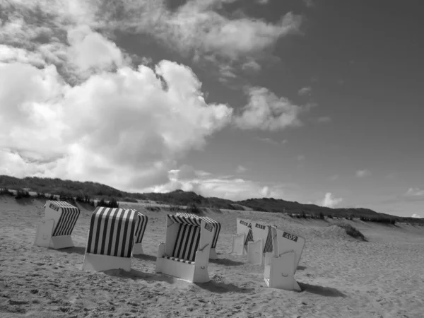 Praia Norderney Alemanha — Fotografia de Stock