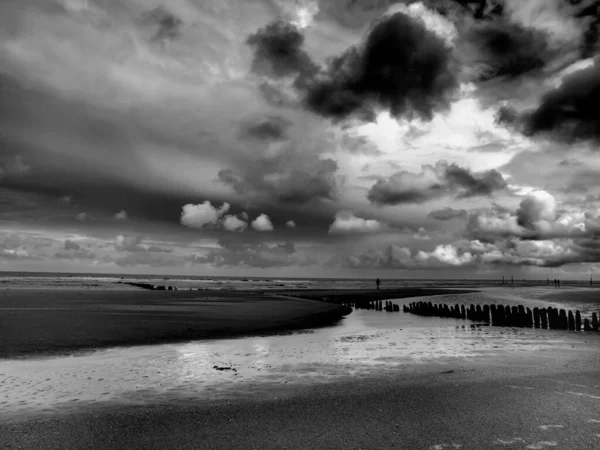 Playa Norderney Alemania — Foto de Stock