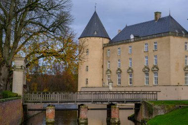 Alman Munesterland 'indeki gemen şatosu.