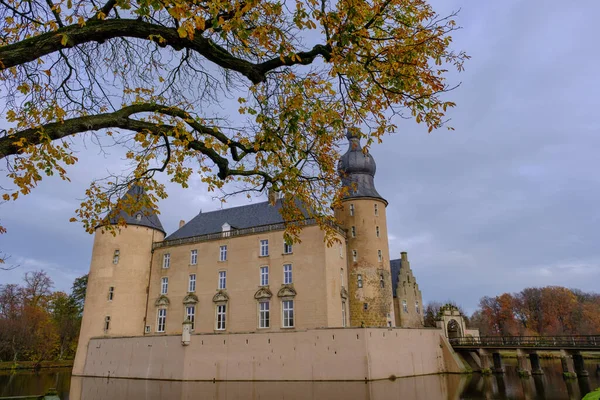 Château Des Hommes Dans Munesterland Allemand — Photo