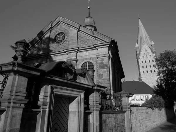 Město Paderborn Německu — Stock fotografie