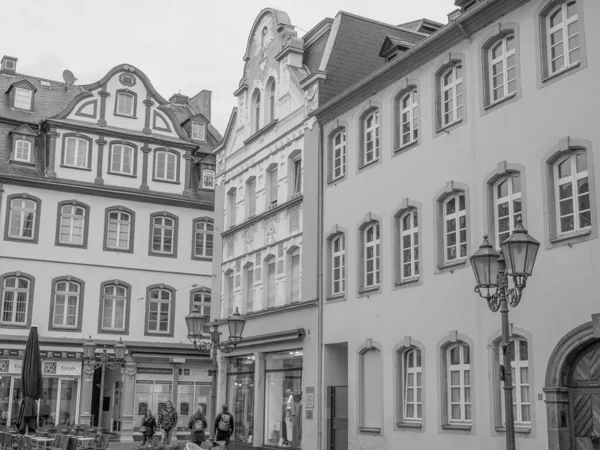 Stad Koblenz Aan Rivier Rhine — Stockfoto