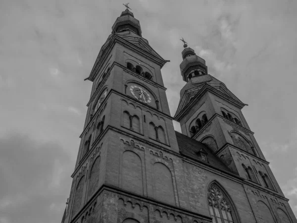 Die Stadt Koblenz Rhein — Stockfoto