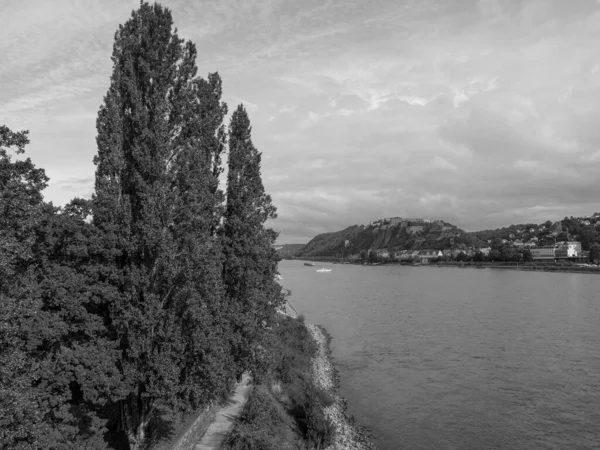 Die Stadt Koblenz Rhein — Stockfoto