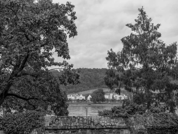 Cidade Koblenz Rio Reno — Fotografia de Stock