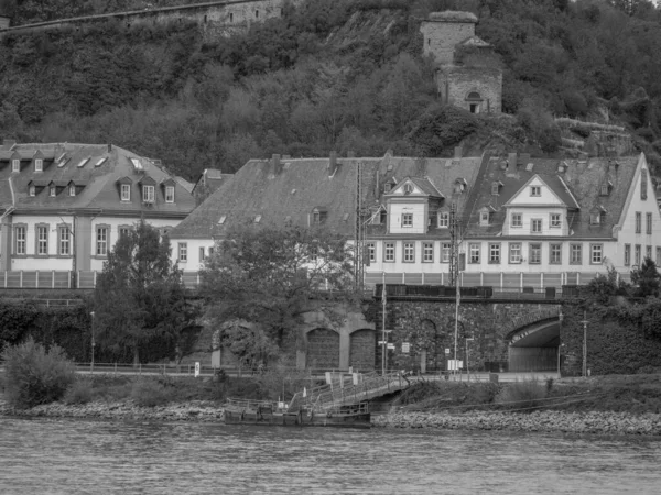 Ren Nehrindeki Koblenz Şehri — Stok fotoğraf