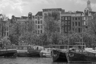 Hollanda 'daki Amsterdam şehri.
