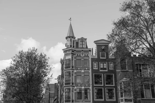Cidade Amsterdam Nas Terras Baixas — Fotografia de Stock