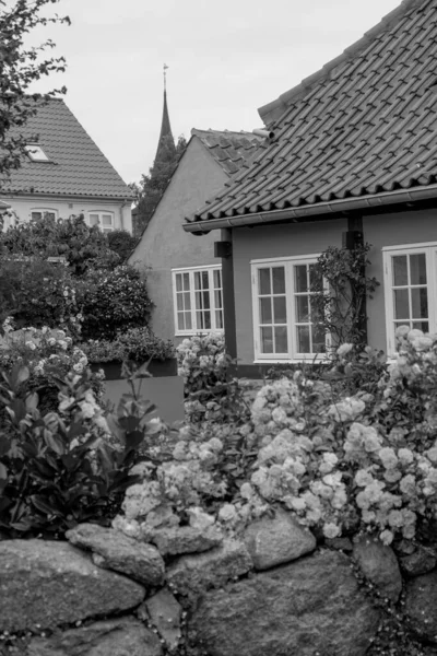 Die Kleine Stadt Svaneke Auf Der Insel Bornholm — Stockfoto