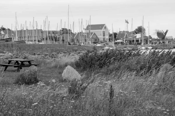 伯恩霍尔姆岛上的斯瓦内克小城 — 图库照片