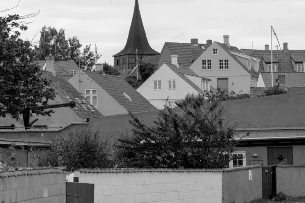 Pequeña Ciudad Svaneke Isla Bornholm — Foto de Stock