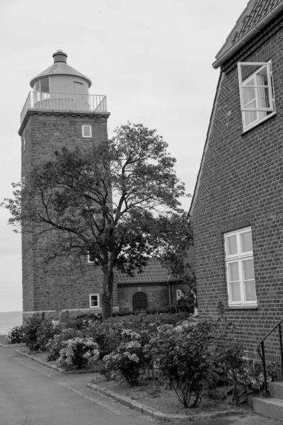 Die Kleine Stadt Svaneke Auf Der Insel Bornholm — Stockfoto