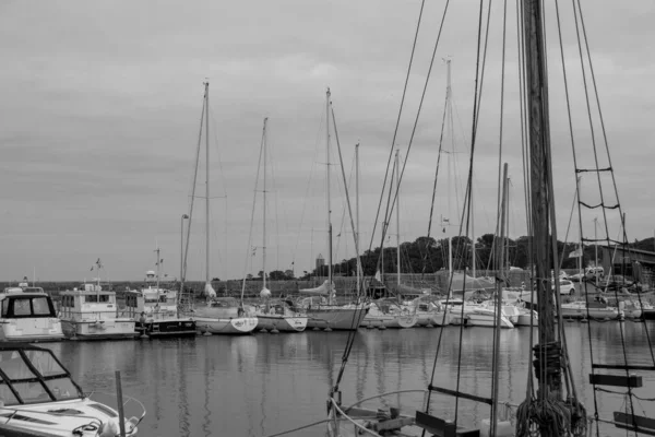 Pequena Cidade Svaneke Ilha Bornholm — Fotografia de Stock