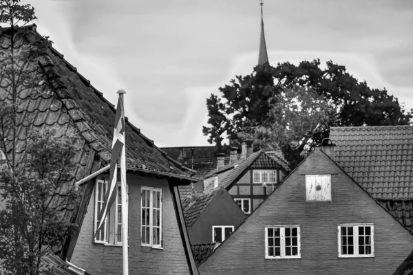 Malé Město Svaneke Ostrově Bornholm — Stock fotografie