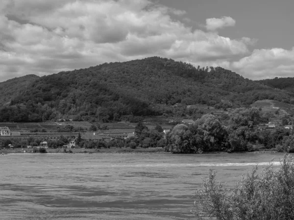 Die Kleinstadt Dürnstein Der Donau Österreich — Stockfoto