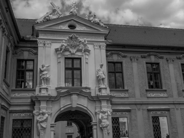 Piccola Città Duernstein Sul Fiume Danube Austria — Foto Stock