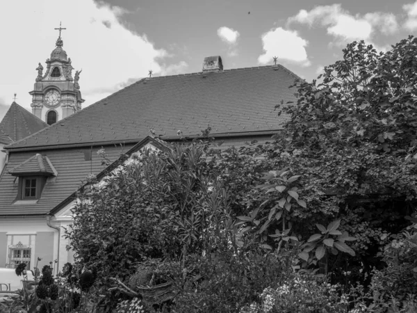 Malé Město Duernstein Řeky Dunaje Rakousku — Stock fotografie