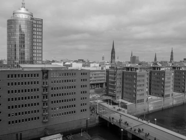 Stad Hamburg Duitsland — Stockfoto