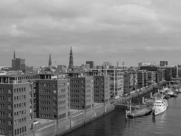 Ciudad Hamburgo Alemania — Foto de Stock