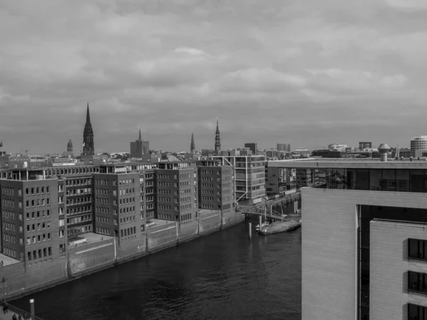 Город Гамбург Германии — стоковое фото