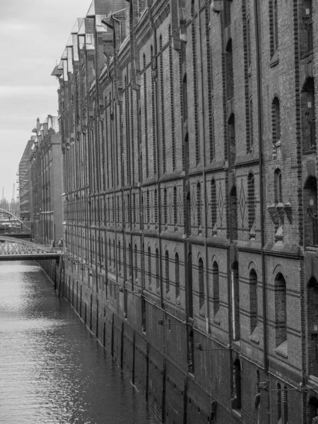 Ciudad Hamburgo Alemania — Foto de Stock