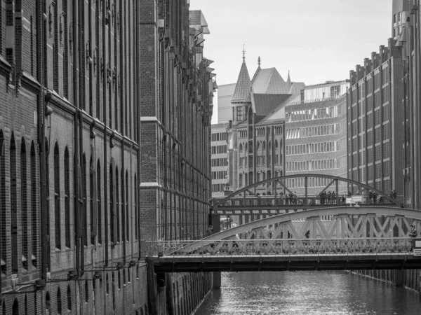 Stad Hamburg Duitsland — Stockfoto