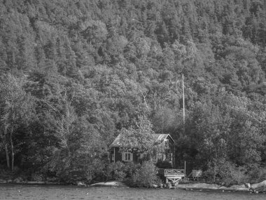 İsveç 'teki Stockholm şehri ve Baltık Denizi