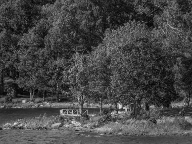İsveç 'teki Stockholm şehri ve Baltık Denizi