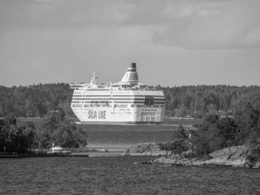 İsveç 'teki Stockholm şehri ve Baltık Denizi