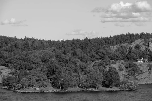 İsveç 'teki Stockholm şehri ve Baltık Denizi