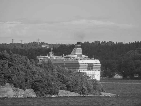 スウェーデンのストックホルム市とバルト海は — ストック写真
