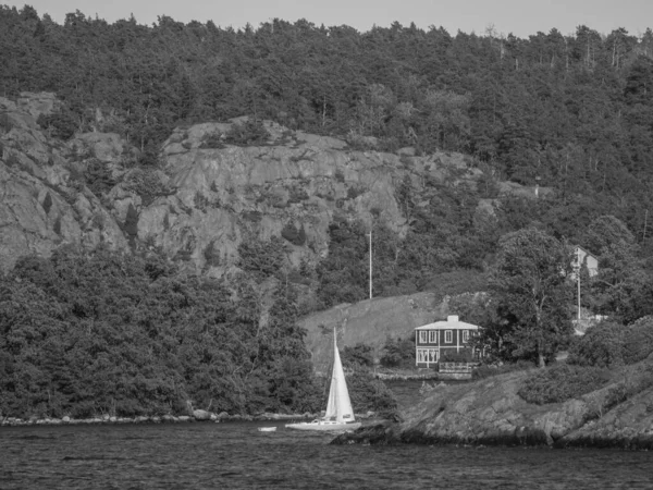 Sveç Teki Stockholm Şehri Baltık Denizi — Stok fotoğraf