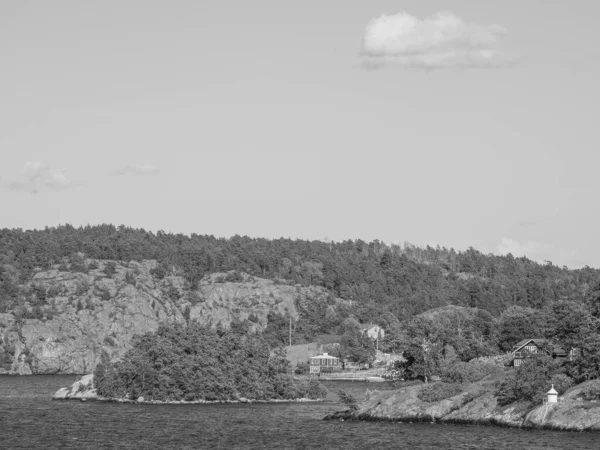 Stad Stockholm Zweden Baltische Zee — Stockfoto