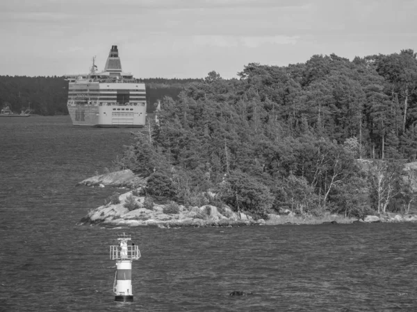 Sveç Teki Stockholm Şehri Baltık Denizi — Stok fotoğraf