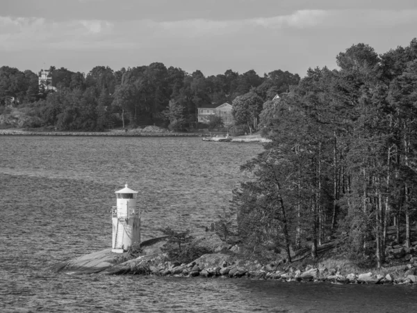 Sveç Teki Stockholm Şehri Baltık Denizi — Stok fotoğraf