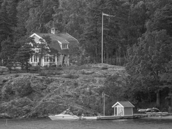 Sveç Teki Stockholm Şehri Baltık Denizi — Stok fotoğraf